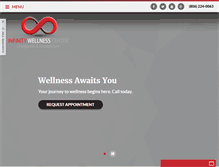 Tablet Screenshot of infinitywellnesslubbock.com